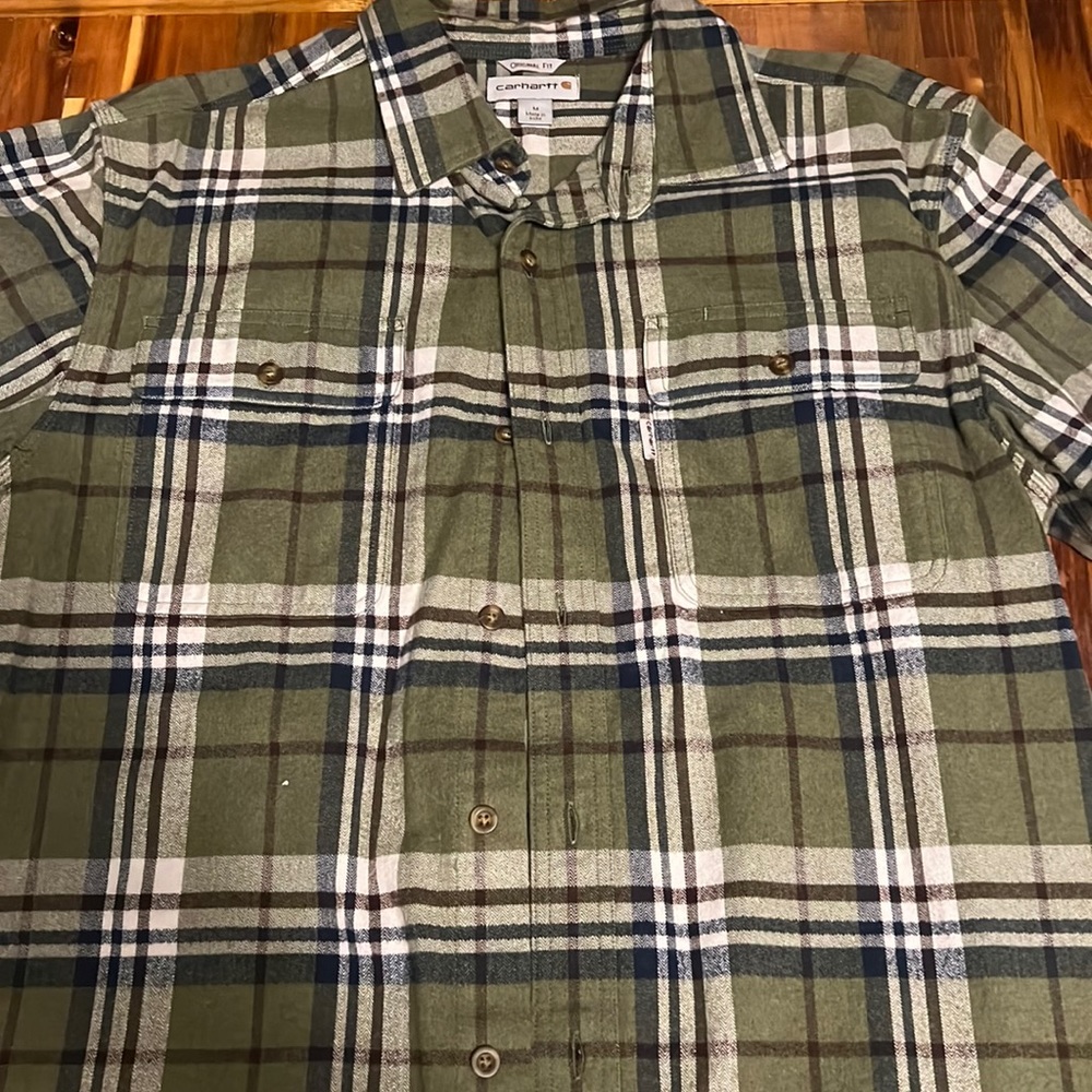 Carhartt Workwear Heavyweight Button Down Flannel SZ M